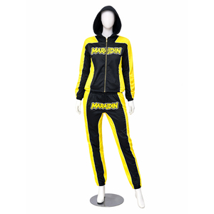 ชุดเซ็ตสองชิ้น กางเกงขายาวผ้าสเวตเตอร์เนื้อหนาสำหรับฤดูหนาว ทรงจ็อกเกอร์ สไตล์สตรีทแวร์ สำหรับกิจกรรมกลางแจ้ง เหมาะสำหรับทั้งชายและหญิง ผลิตจากผ้าสแปนเด็กซ์และผ้าฝ้าย - Product Image 4