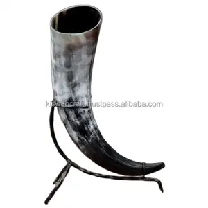 Mug en corne à boire Viking Thor gravé à la main, personnalisé, moderne, de qualité supérieure, poli, pour la maison, le restaurant, l'hôtel - Product Image 3