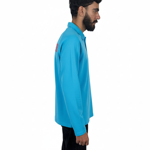 Polo de manga larga para hombre, personalizado, informal, con solapa, para golf, a la moda, básico, con rayas de colores, para otoño e invierno. - Product Image 2