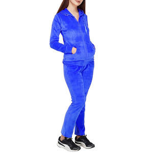 Ensemble de survêtement en velours polaire pour femme, style vintage, confortable, deux pièces, streetwear assorti, séchage rapide, à capuche avec cordon de serrage pour l'hiver - Product Image 6