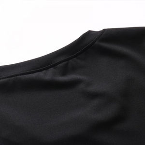 T-shirt de compression à manches courtes pour homme en Spandex/Polyester, séchage rapide et respirant, coupe ajustée, vêtements d'entraînement OEM - Product Image 3