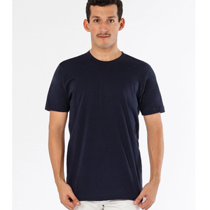 เสื้อยืดคอกลมแขนสั้นผู้ชาย สีเทา ผ้าฝ้าย ทรงปกติ สไตล์ลำลอง ผ้าเจอร์ซีย์ถัก ทอเรียบ ย้อมสีพื้น - Product Image 5