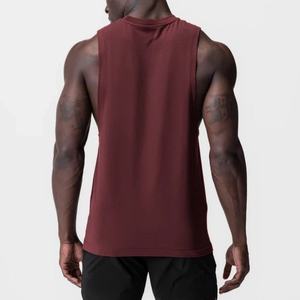 เสื้อกล้ามคอเต่าผู้ชาย พิมพ์โลโก้ได้ ผ้าฝ้าย 100% แบบริบ ระบายเหงื่อได้ดี เหมาะสำหรับออกกำลังกาย - Product Image 2