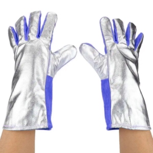 Guantes de Soldadura de Cuero Vacuno de Primera Calidad, Resistentes a la Abrasión, para Trabajo Industrial, con Protección de Para-Aramida - Product Image 6