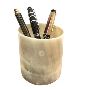 ที่ใส่ปากกาทำจากเขาควาย สำหรับสำนักงาน ทนทาน เหมาะสำหรับใส่ปากกา ตกแต่งโต๊ะทำงาน คุณภาพสูง - Product Image 1