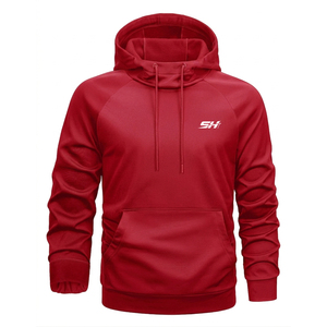Nouvelle arrivée, sweat à capuche en polaire pour homme de qualité supérieure à bas prix avec poche, décontracté, pour une utilisation en extérieur, respirant, sweat à capuche basique en coton mélangé - Product Image 1