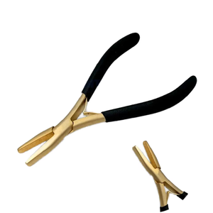 Herramienta Profesional para Extensiones de Cabello, Pinza de Acero Inoxidable para Micro Anillos, Instalación, Extracción y Peinado - Product Image 1