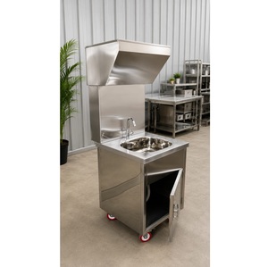 Évier électrique en acier inoxydable le plus vendu pour lavage des mains, usage commercial pour restaurants, hôtels et cuisines, disponible à la vente - Product Image 2
