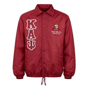 Chaqueta Kappa Alpha Psi Line Crossing Krimson, Ropa de Fraternidad Griega con Diseño Audaz, Comodidad Premium y Ajuste Elegante - Product Image 4