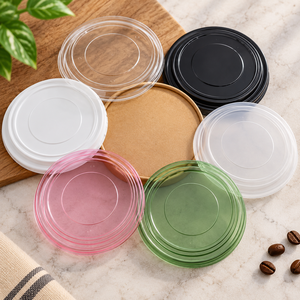 Tapas de Plástico 100% Biodegradables para Bebidas Frías y Calientes, Impresión Personalizada, Fáciles de Abrir, Antiderrames, para Vasos de Café - Product Image 6