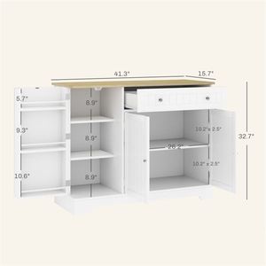 Mobile da Cucina in Legno Massello e Alluminio con Struttura in MDF e Compensato - Product Image 3
