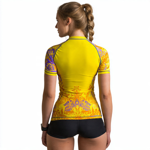 Camiseta Deportiva de Manga Corta para Mujer, Compresión, Ligera, Elástica, Tejido de Alta Calidad, Ropa Deportiva, Ropa de Gimnasio - Product Image 2