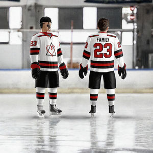 Servicio OEM al por Mayor, Impresión Digital Completa, Uniforme de Hockey sobre Hielo Personalizado de Nailon/Cachemira de 240g de Secado Rápido para Todas las Temporadas - Product Image 3