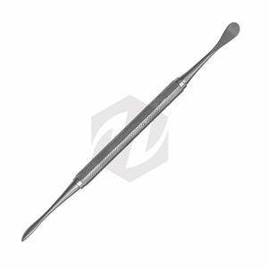 Élévateur périostal dentaire 18 cm, double extrémité, pointes émoussées de 10 mm avec manche creux, instrument chirurgical de qualité supérieure pour usage dentaire - Product Image 3