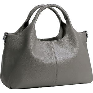 Women’s Leather Satchel Handbag, Hobo Crossbody Shoulder <b>Purse</b>, Stylish Structured Tote Bag for Work, Shopping, Travel - Product Image 3