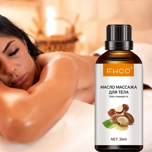 Venta al por mayor listo para enviar Etiqueta Privada 30ml Esencia de planta orgánica natural argán aceite de masaje corporal anticelulitis