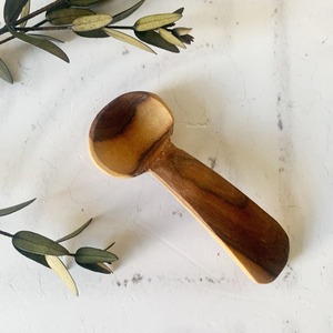 Handmade Wooden Coffee Scoop Natural Hardwood Coffee <b>Measuring</b> <b>Spoon</b> Tea Sugar Spice Scoop Eco Friendly Kitchen Accessories Food - Product Image 1