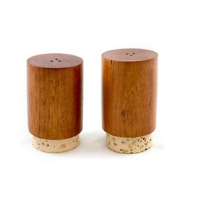 Juego minimalista de salero y pimentero de madera para la mesa de comedor del hogar y para servir en restaurantes de alta calidad - Product Image 2