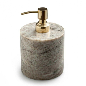 Unique Design White Marble <b>Soap</b> Dispenser Handcrafted Stone Liquid <b>Hand</b> Wash & Lotion Pump Bottle Premium Modern <b>Soap</b> Dispenser - Product Image 6