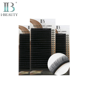 i-BEAUTY ต่อขนตา - ขนตาปลอมมิงค์ ib พรีเมียม แบบเส้นต่อเส้น ผลิตด้วยมือจากเกาหลีใต้ ให้ลุคธรรมชาติ ยาว คุณภาพสูง - Product Image 1