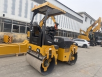 Nouveau Compacteur Vibratoire Diesel Compact XMR403 de 4 Tonnes, Rouleau Compresseur à Double Tambour XMR403 avec Charge Linéaire Statique de 157N/cm, à Vendre