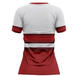 Nouveauté Chemises de softball à col en V imprimées avec logo Tissu 100% polyester Chemises de softball à col en V - Product Image 6