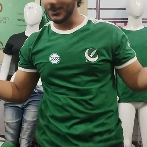 Camiseta Deportiva Clásica con Cuello Redondo para Hombre, Camisetas Ringer - Product Image 3