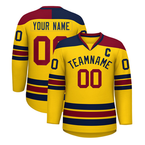 Jersey de Hockey sobre Hielo Deportivo Personalizado de Alta Calidad, Nuevo Diseño, Equipamiento de Entrenamiento para Adultos, Jersey de Hockey sobre Hielo Cómodo - Product Image 1