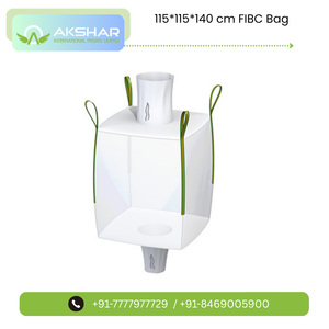 Bolsas Jumbo Grandes de Polipropileno para Fertilizantes, Transpirables, Reutilizables, Tejidas en PP, Duraderas, de 115*115*140 cm, Precio de Fábrica Akshar, Seguridad 5:1 - Product Image 5