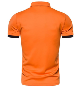 ผ้าถักปักลายสำหรับเสื้อโปโลชาย 100% โพลีเอสเตอร์ เนื้อผ้าเรียบ ระบายอากาศได้ดี แห้งเร็ว - Product Image 2