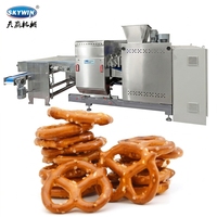 Automatische knapperige pretzel-twistdeeg-twistapparatuur, mini pretzelvormapparaat leverancier