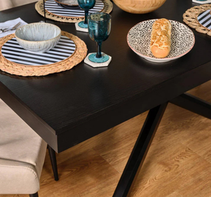 Ensemble de table à manger en teck massif Victoria 20 places, style minimaliste - Product Image 4