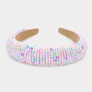 ลูกปัดเมล็ดลูกปัดสไตล์โบฮีเมียนแถบคาดศีรษะปักลูกปัดแฟชั่น - Product Image 6
