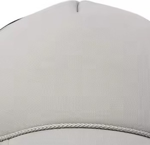 Casquette de baseball gris clair à 6 panneaux en maille réglable unisexe décontractée pour adulte printemps-été personnalisable - Product Image 6