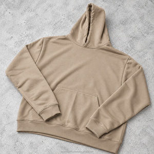 Sweat à capuche hiver épais pour homme 450 GSM en molleton de coton, épaules tombantes, coupe oversize ample, ourlet côtelé, logo personnalisé, fabrication OEM directe usine - Product Image 1