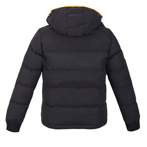 Chaqueta Acolchada Impermeable con Capucha para Hombre, Color Verde, Cuello Alto, Cierre de Cremallera, Resistente al Viento, Relleno de Poliéster, Largo Regular - Product Image 2