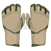 Gants de baseball en cuir sur mesure à doigts entiers, manchette courte, pour lanceur gaucher, haute qualité, imperméables, protection UV