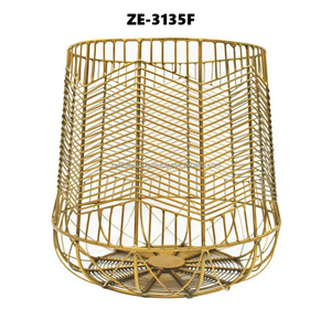 Basket Designer <b>Iron</b> Disposable Box with Cotton Liner Eco-Friendly Waterproof Modern <b>Lightweight</b> Wedding Model ZE-3135F - Product Image 1