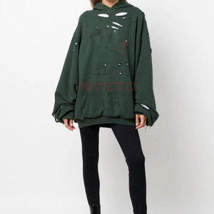 <b>Top</b> Selling Cotton Blended Fabric Provides Lasting Comfort And Modern Appeal In Men <b>Distressed</b> Hoodies Design - Product Image 2