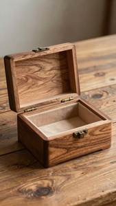 Natural Wooden Jewelry <b>Storage</b> Box Handmade Jewelry Organizer Case for Necklace Earrings <b>Rings</b> Bracelets - Product Image 3