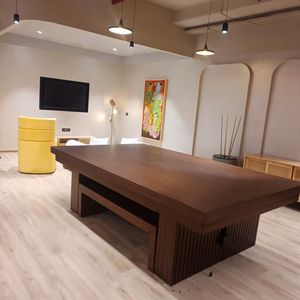 โต๊ะพูล 2 in 1 สุดหรู โต๊ะบิลเลียดดีไซน์ทันสมัย สำหรับใช้ในบ้าน โรงแรม คลับ เพื่อความบันเทิง - Product Image 3