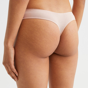 Lingerie sexy pour femmes, sous-vêtements sexy, vente en gros, culottes sans couture taille basse en V, strings respirants en nylon taille basse - Product Image 3