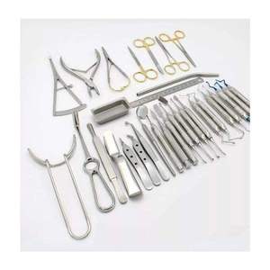 Kit chirurgical dentaire professionnel de 33 pièces pour implants, instruments orthodontiques et parodontaux, en acier inoxydable, réutilisable et autoclavable - Product Image 4