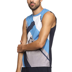 Camiseta Deportiva Transpirable de Poliéster y Fibra de Bambú con Sublimación Personalizada en Color Dorado para Hombre - Servicio OEM Ropa Deportiva - Product Image 3
