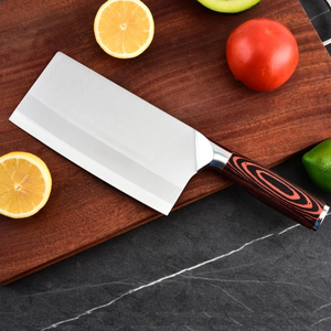 Couteau à découper la viande LEGACY BLADES, fait main, en acier à haute teneur en carbone, écologique, passe au lave-vaisselle, lame tranchante comme un rasoir, manche en bois, pour la cuisine - Product Image 5