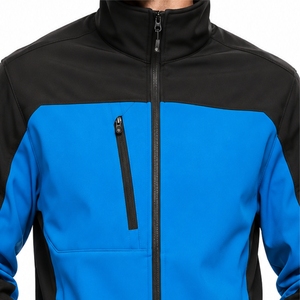 Veste softshell légère à col classique pour homme, veste streetwear d'hiver, respirante, coupe-vent, résistante à l'eau, pour l'extérieur - Product Image 5