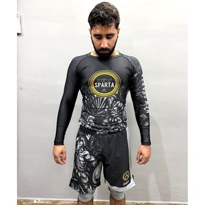 Maillot de combat personnalisé anti-UV respirant par sublimation pour MMA BJJ Grappling – Vente en gros, Fabricant OEM, Faible MOQ, Impression intégrale - Product Image 2