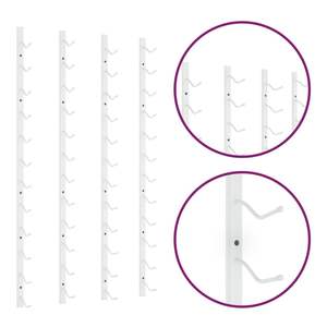 Porte-vin mural en fer blanc pour 12 bouteilles, lot de 2 pièces - Product Image 4