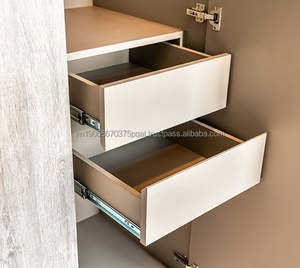 Aodeli Mobilier de maison moderne Glissières à billes en acier inoxydable Tiroir à billes complet Armoire lisse Chargeable énorme pour la cuisine - Product Image 4