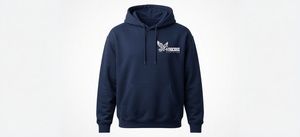 Sweat-shirt à capuche personnalisé Aigle Féroce Noir Oversize Streetwear Décontracté Athlétique Homme Femme Vente en Gros OEM - Product Image 6